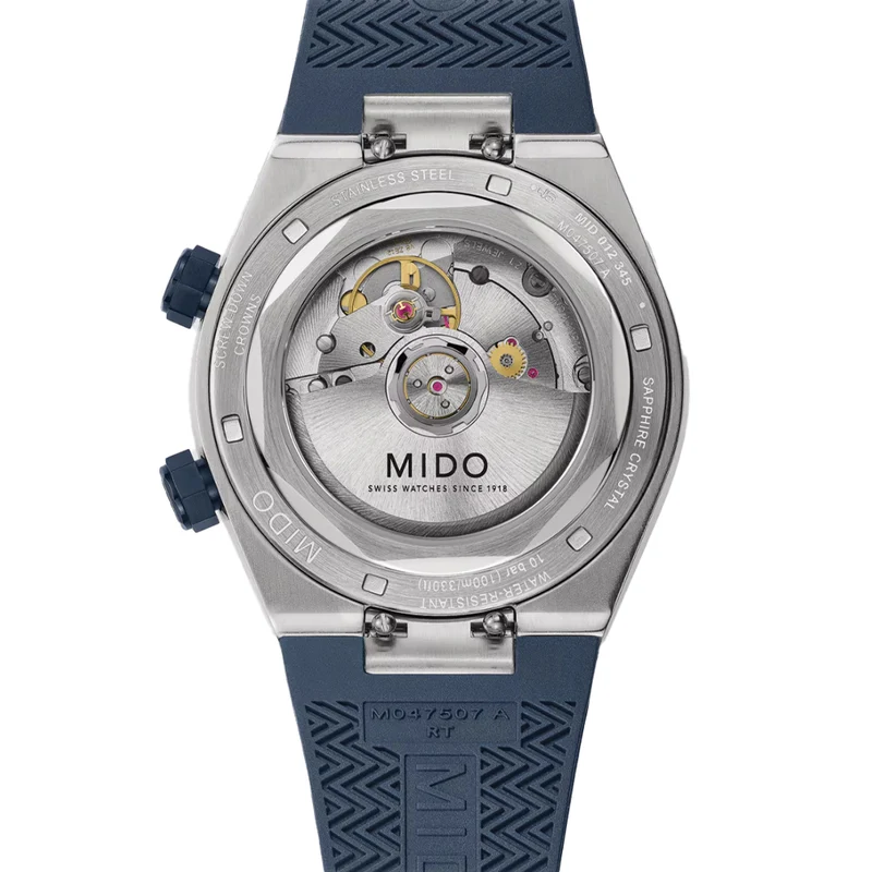 Multifort 8 Two Crowns Automatic 40mm - Blue on Rubber Strap