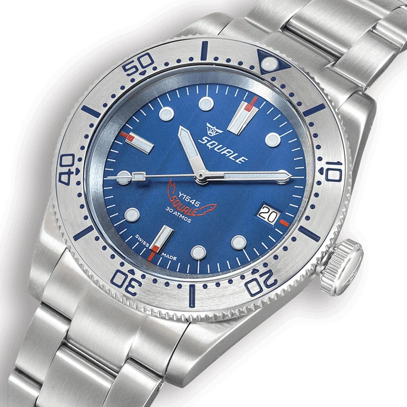 1545 Steel 40mm - Blue on Bracelet