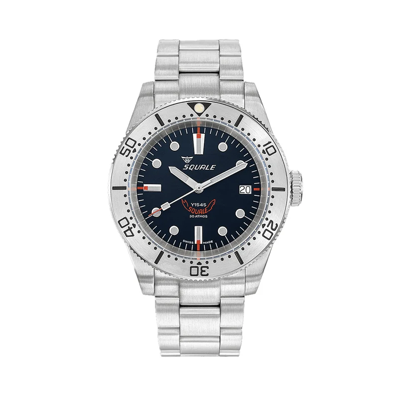 1545 Steel 40mm - Black on Bracelet