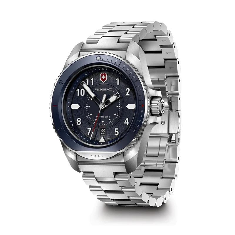 Journey 1884 Quartz 43mm - Blue on Bracelet