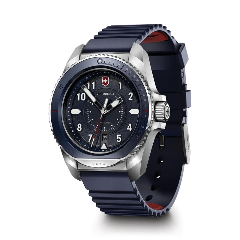 Journey 1884 Quartz 43mm - Blue on Rubber Strap