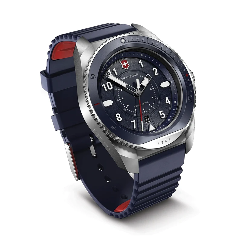 Journey 1884 Quartz 43mm - Blue on Rubber Strap