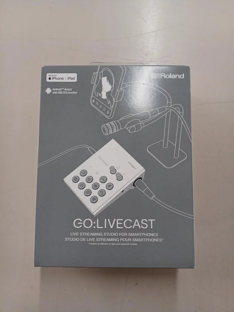 ROLAND Smartphone-exklusives Live-Streaming-Tool GOLIVECAST