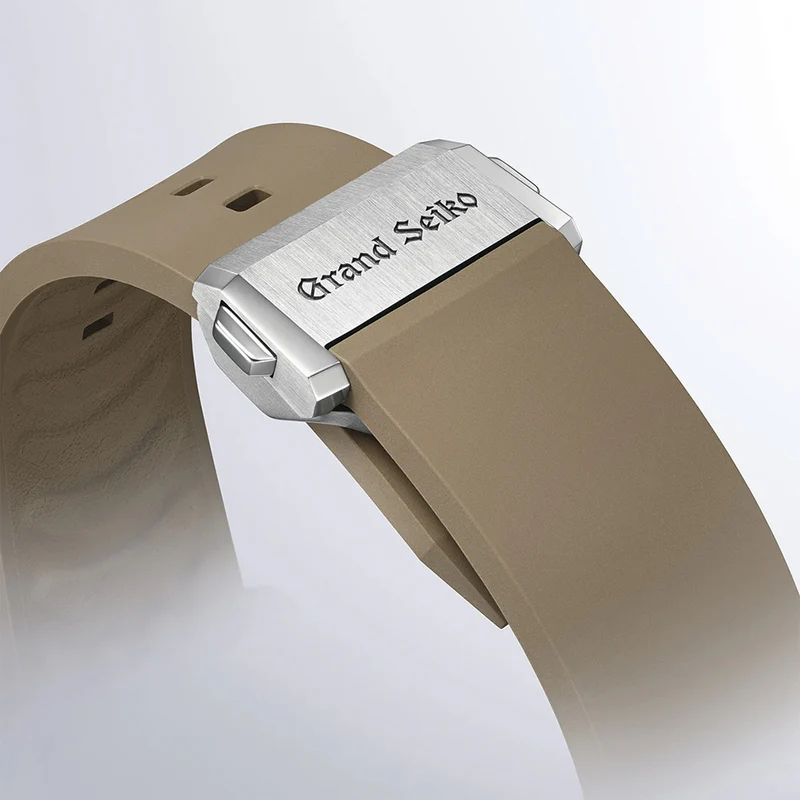 SLGC009 "Tokyo Lion" Sport Tentagraph Brilliant Hard Titanium 43mm - Brown on Rubber Strap