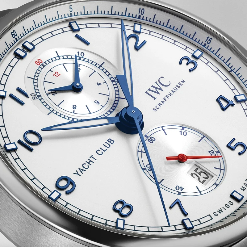 Portugieser Yacht Club Chronograph 44.6mm - Silver-Plated on Bracelet