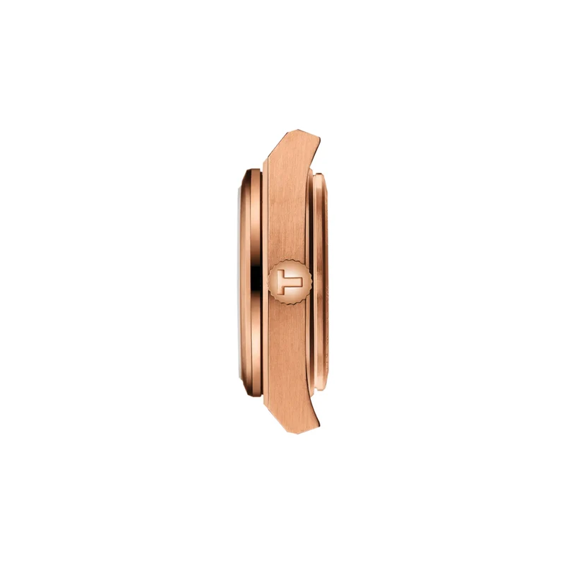 PRX Quartz PVD Coated Rose Gold w/ Diamonds 25mm - Pink on Bracelet