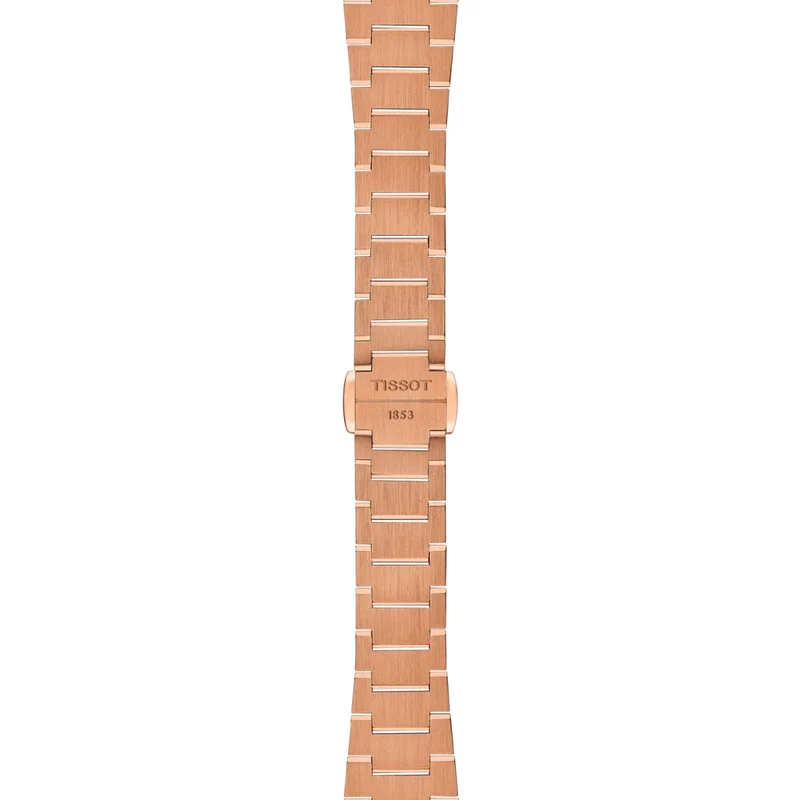 PRX Quartz PVD Coated Rose Gold w/ Diamonds 25mm - Pink on Bracelet
