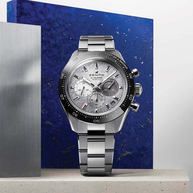 Chronomaster Sport 41mm - Grey on Bracelet w/ Extra Rubber Strap