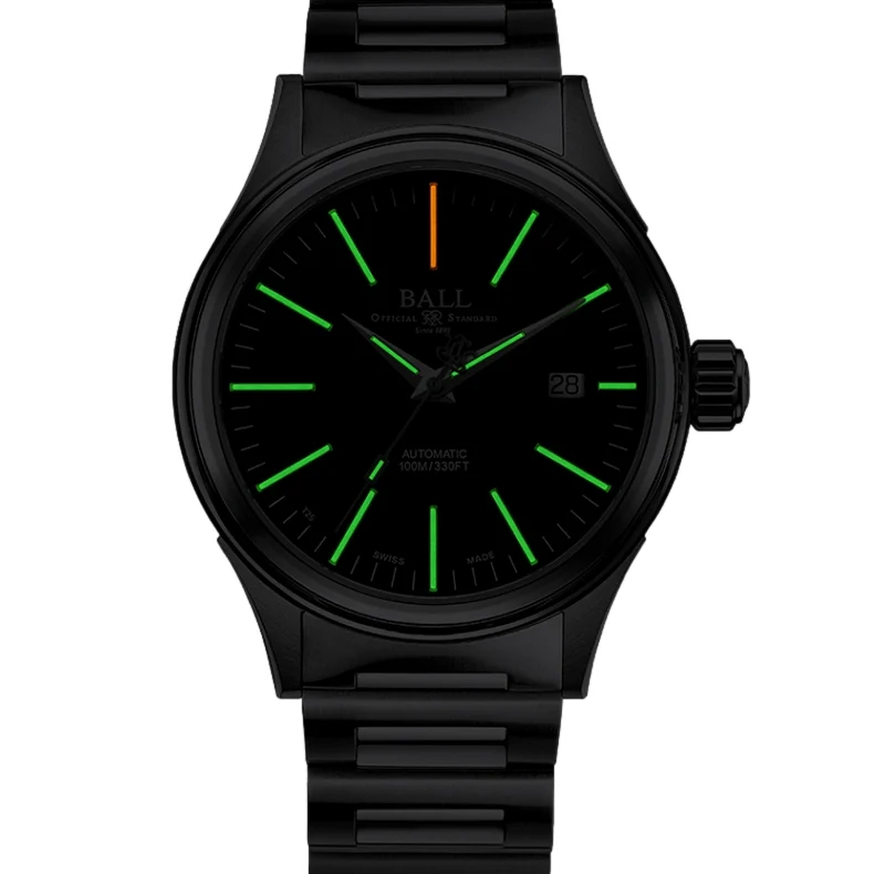 Fireman Enterprise 40mm - Black on Bracelet