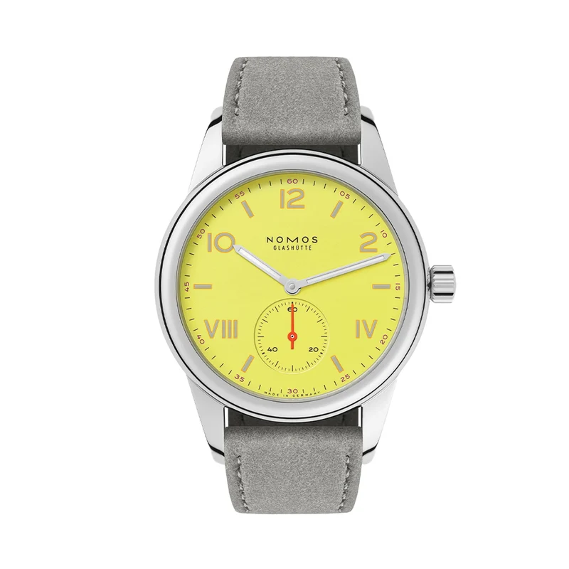 Club Campus "Starlight" Sapphire Back 36mm - Yellow on Strap