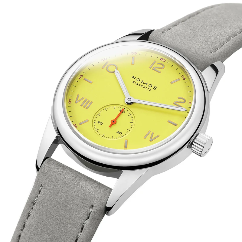 Club Campus "Starlight" Sapphire Back 36mm - Yellow on Strap