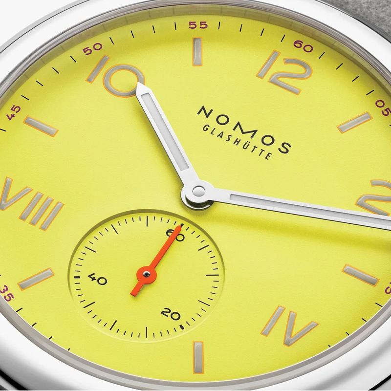 Club Campus "Starlight" Sapphire Back 36mm - Yellow on Strap