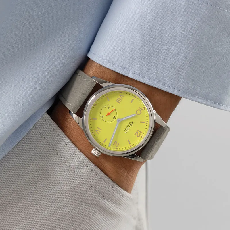 Club Campus "Starlight" Sapphire Back 38mm - Yellow on Strap