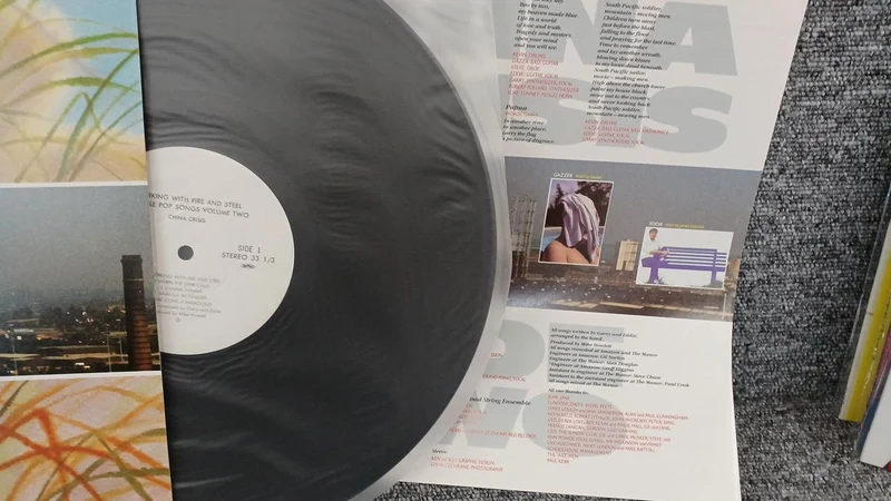 VICTOR Sample Disc Unused Record China Crisis Fire and Steel