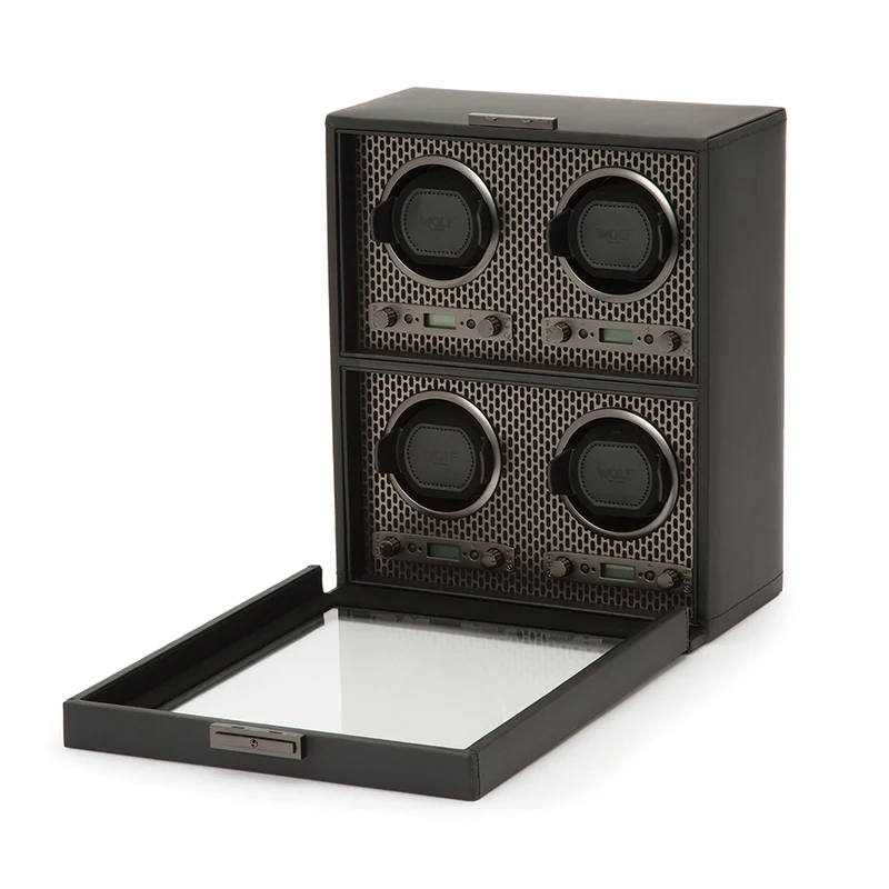 Axis 4 Piece Watch Winder - Powder Coat