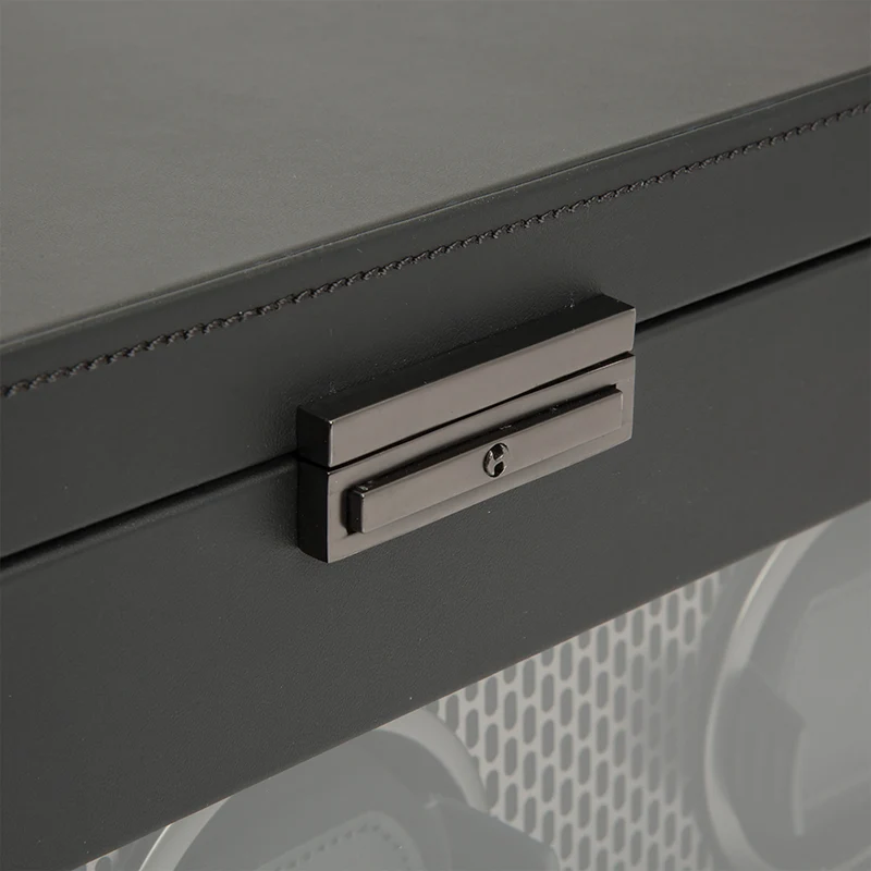 Axis Triple Watch Winder With Storage - Power Coat