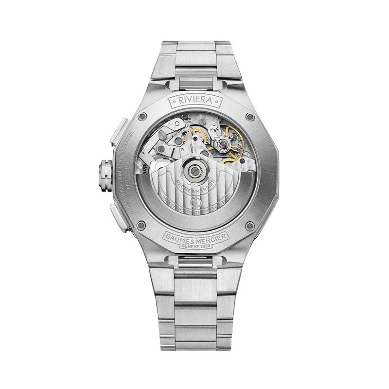 Riviera 10826 Automatic Chronograph 41mm - Blue on Bracelet