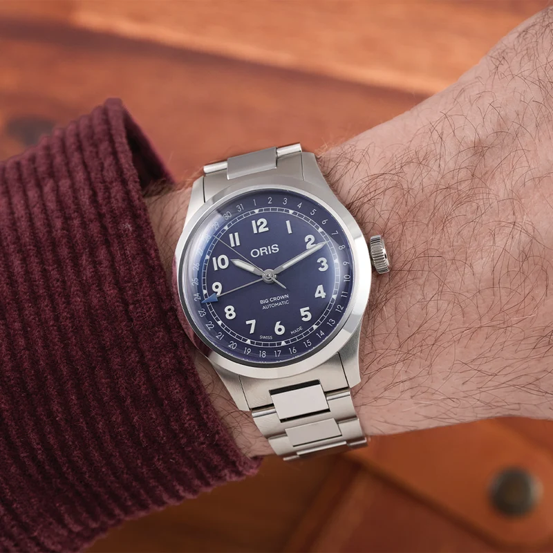 Big Crown Pointer Date 40mm - Purple on Bracelet