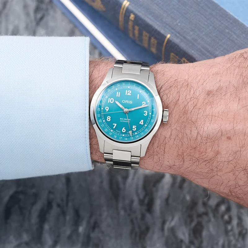 Big Crown Pointer Date 40mm - Blue on Bracelet