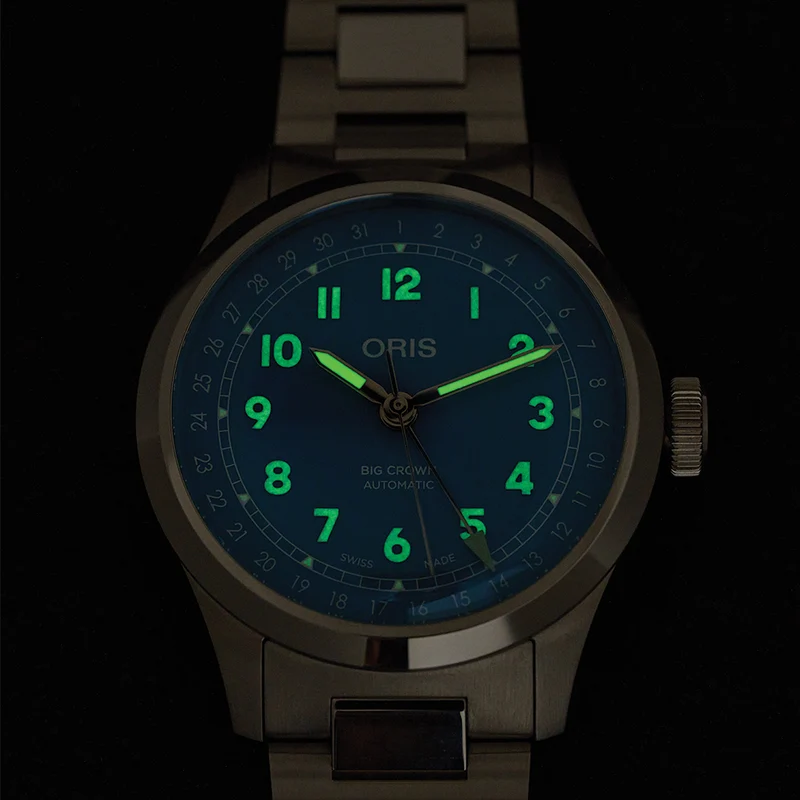 Big Crown Pointer Date 40mm - Blue on Bracelet