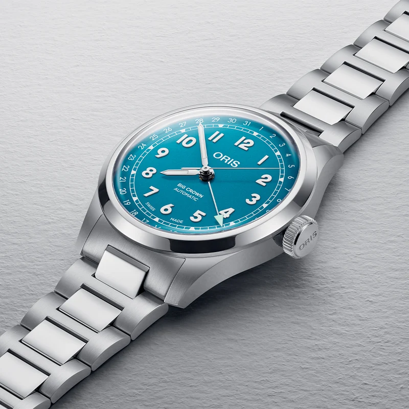 Big Crown Pointer Date 40mm - Blue on Bracelet