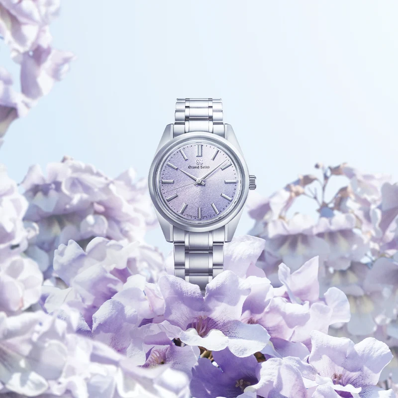 SBGW323 "Kiri" Heritage Manual 36.5mm - Purple on Bracelet