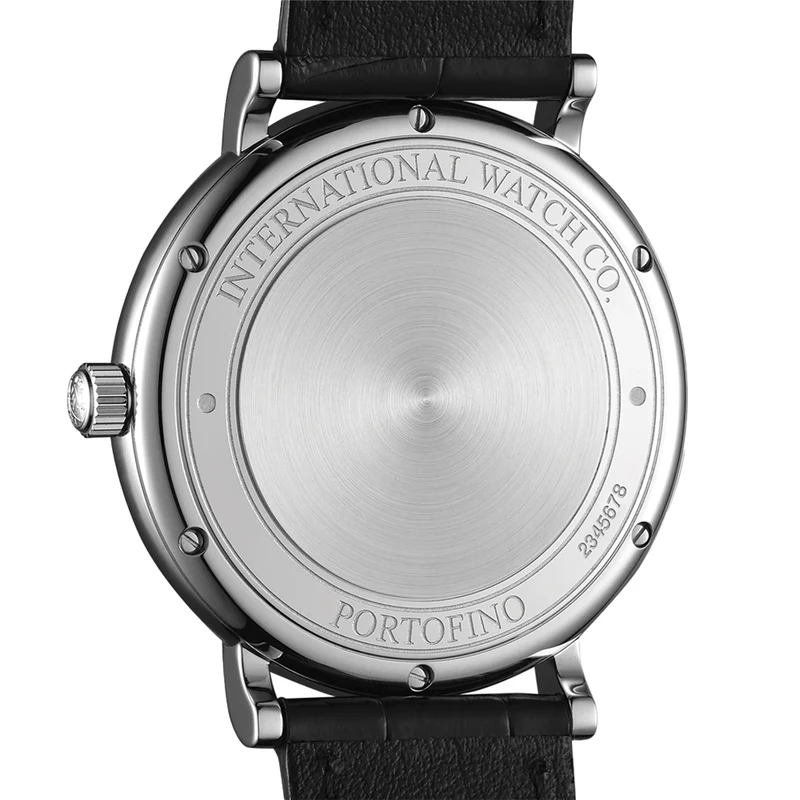 Portofino Automatic Gold Accents 40mm - Blue on Leather Strap