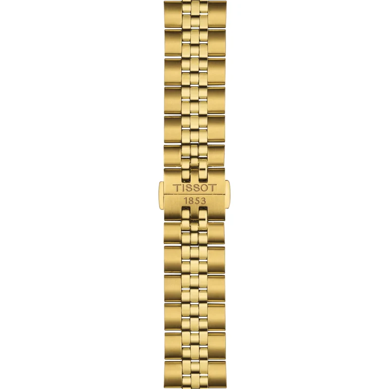 Ballade Quartz Yellow Gold PVD Coated 40mm - Black on Bracelet