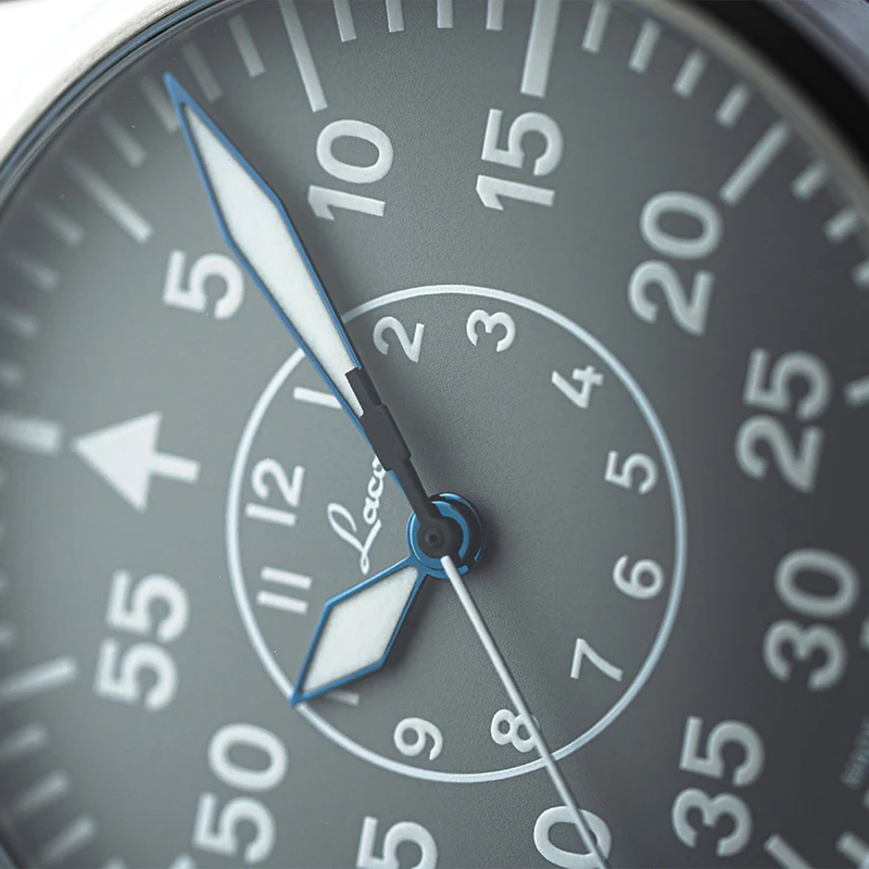 Pilot Watch Basic Aachen MB Automatic 42mm - Grey on Bracelet
