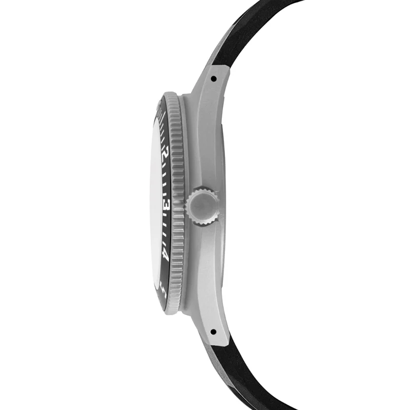 SSNAV No Date Arctic Edition 41mm - White on Rubber Strap