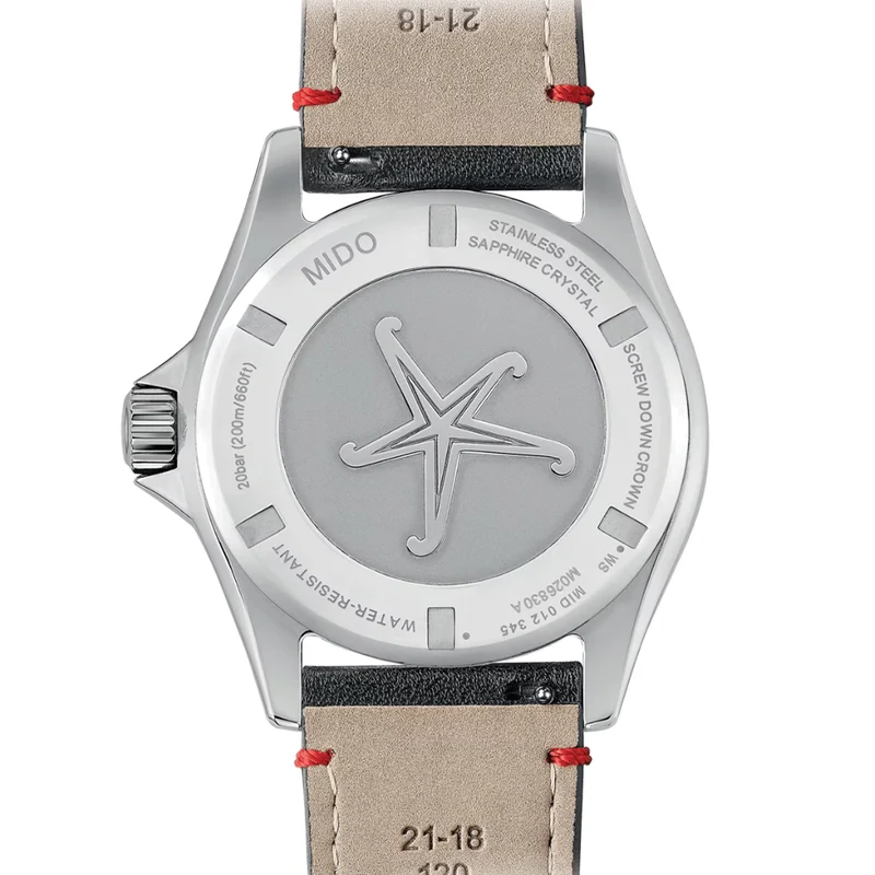 Ocean Star Worldtimer 40.5mm - Silver on Leather Strap