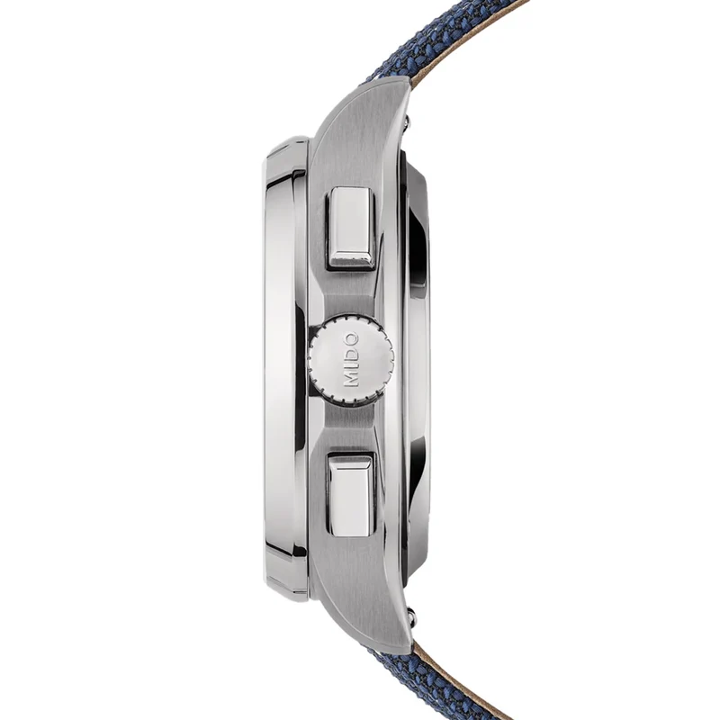 Multifort TV Chronograph Special Edition 42mm - Blue on Bracelet w/ Extra Fabric Strap