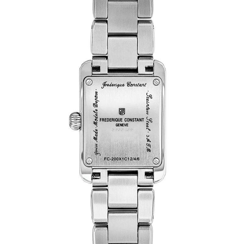 Classics Carrée Ladies 23mm - Silver on Bracelet