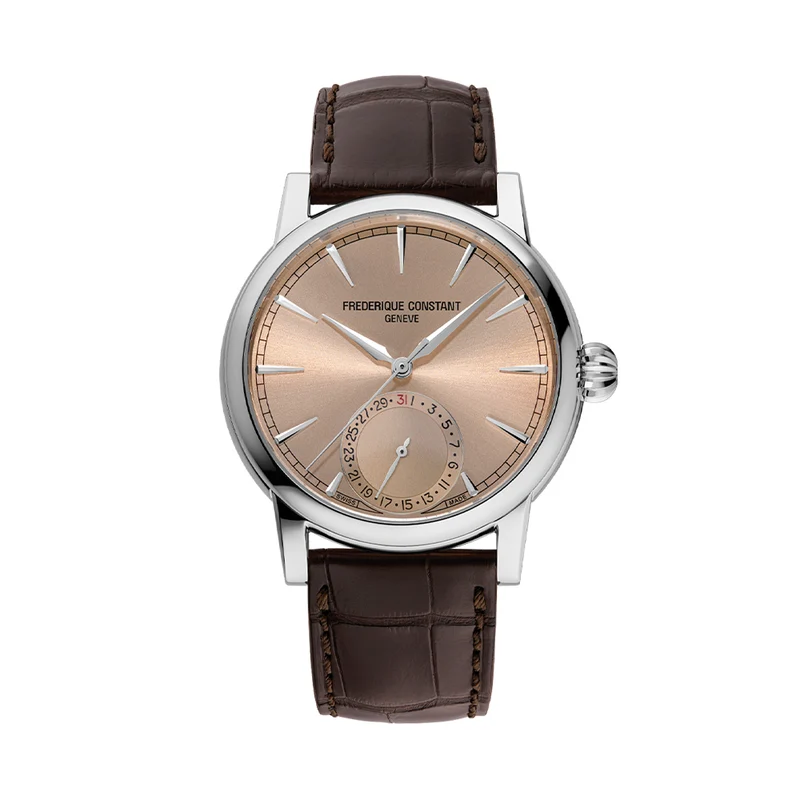Manufacture Classic Date Automatic 40mm - Salmon on Leather Strap