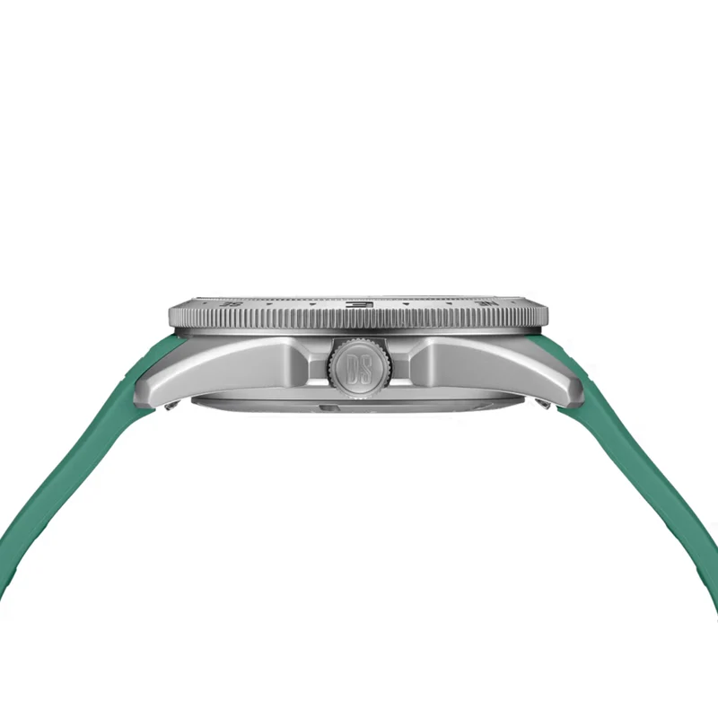 DS-X “New DS Concept Extreme Shock Resistance” GMT Quartz 41mm - Grey on Green Rubber Strap