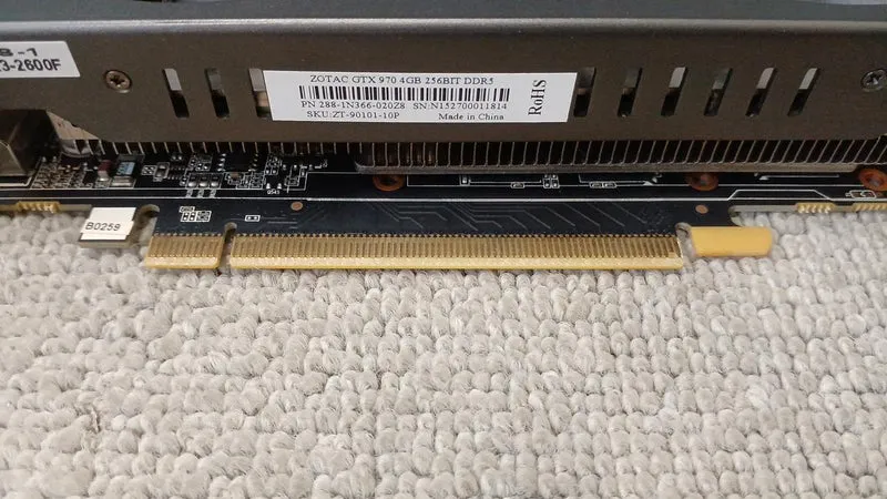 ZOTAC-Grafikkarte: GTX 970 4 GB