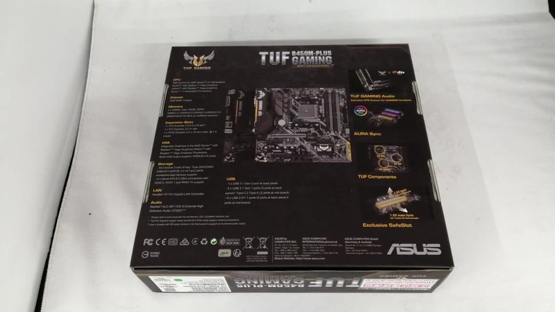 ASUS Motherboard TUF B450M-PLUS GAMING