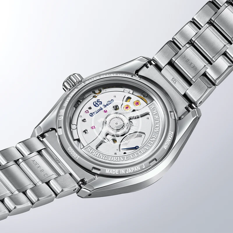 SLGB003 Evolution 9 Spring Drive UFA HI-Ti 37mm - Blue on Bracelet