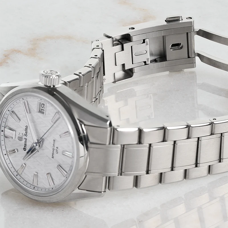 SLGB003 Evolution 9 Spring Drive UFA HI-Ti 37mm - Blue on Bracelet