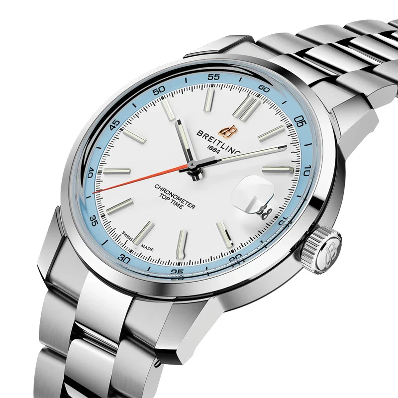 Top Time B31 38mm - White on Bracelet