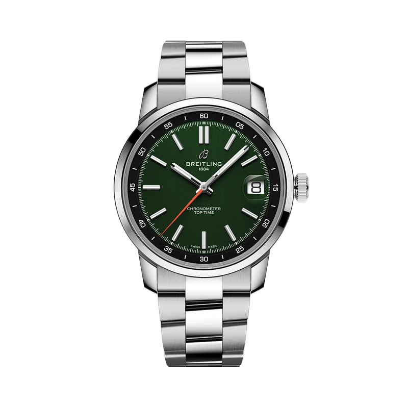 Top Time B31 38mm - Green on Bracelet