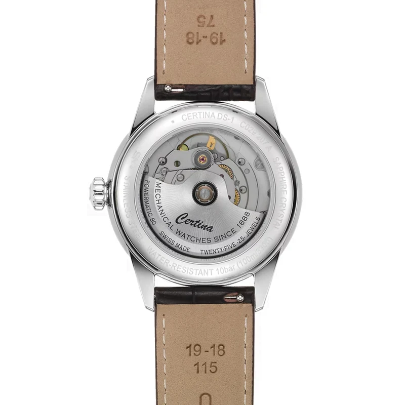 DS-1 Automatic 38mm - Green on Leather Strap