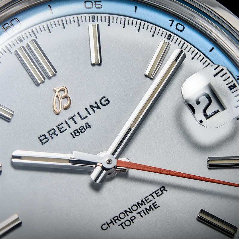 Top Time B31 38mm - White on Leather Strap