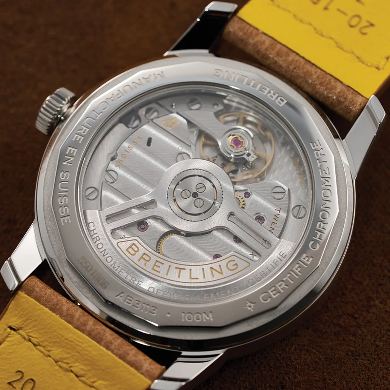 Top Time B31 38mm - White on Leather Strap