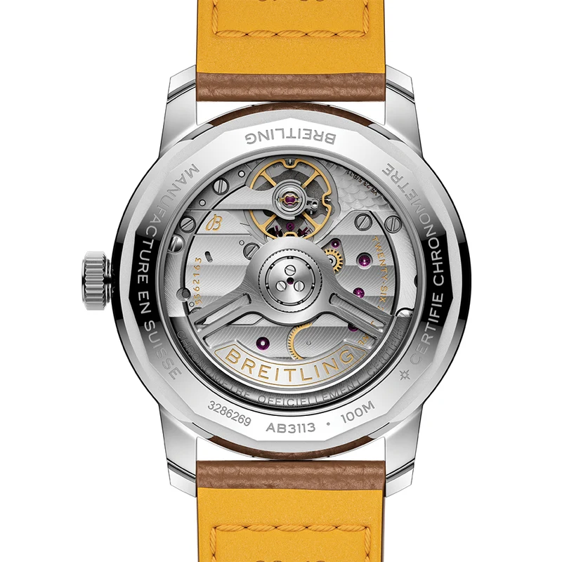 Top Time B31 38mm - White on Leather Strap
