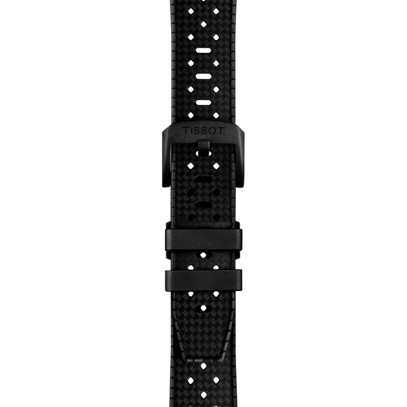 Seastar 1000 Powermatic 80 Black PVD 40mm - Blue on Rubber Strap