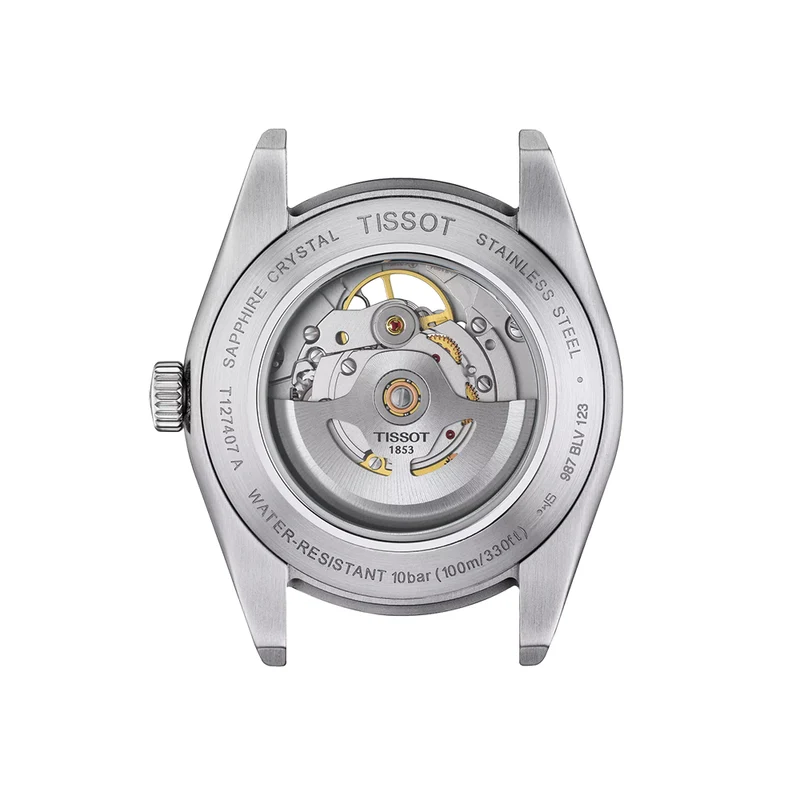 Gentleman Powermatic 80 Open Heart 40mm - Silver on Bracelet