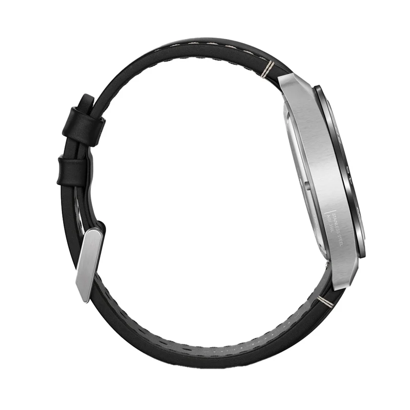 Swiss Army Quartz 42mm - Black on Black Leather Strap