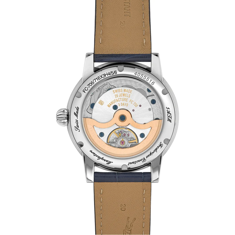 Manufacture Classic Moonphase Date Automatic 40mm - Blue on Leather Strap