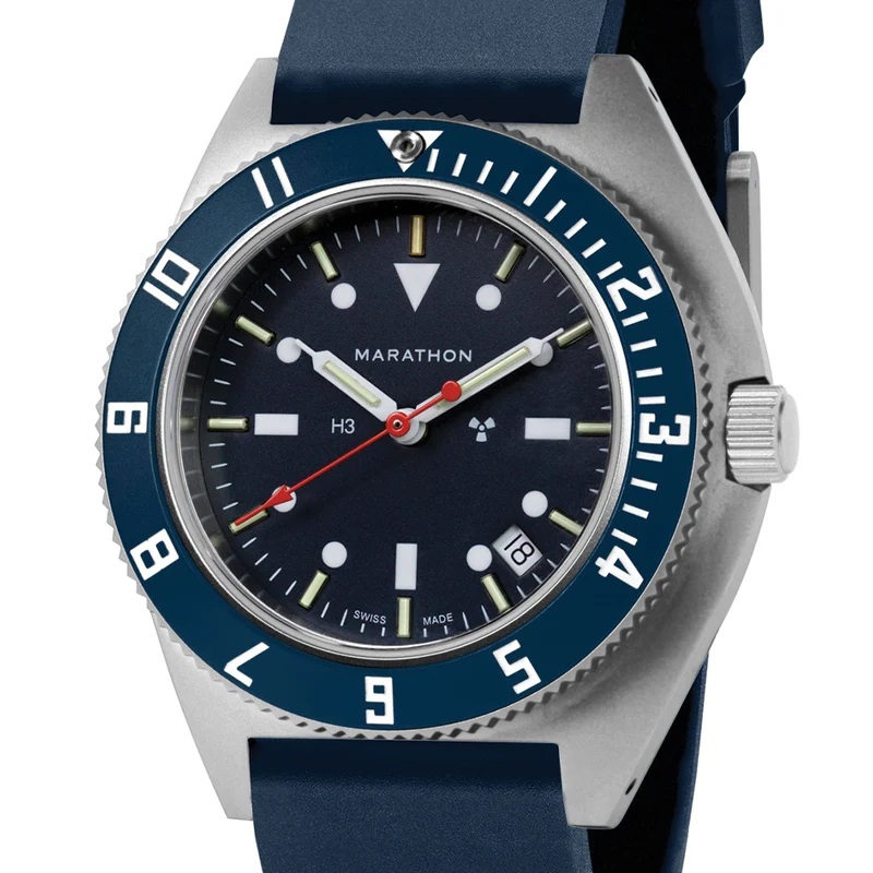 SSNAV-D Quartz Limited Edition "Blue Yonder" 41mm - Blue on Rubber Strap